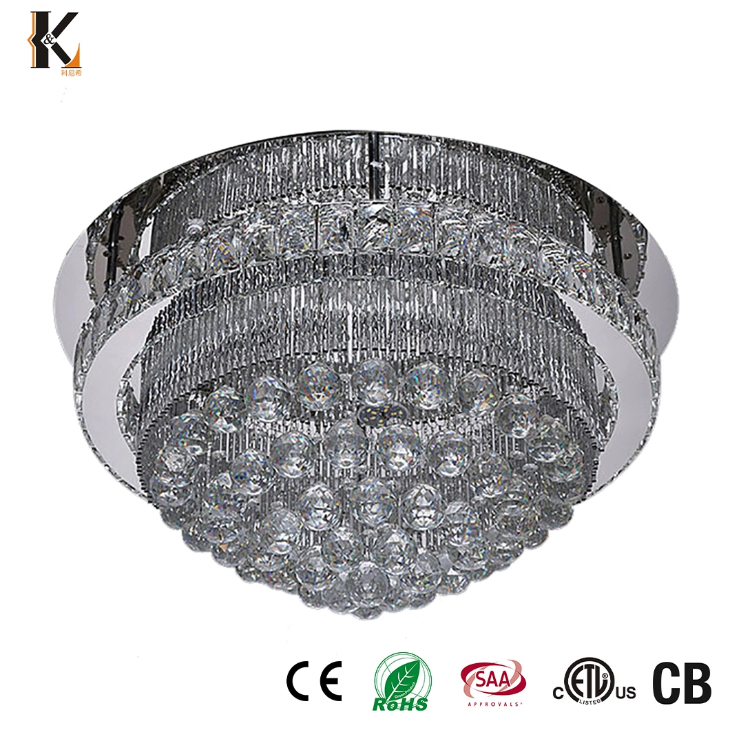 Home Crystal Ceiling Light Cheap Price China K9 Crystal Iron Material Retro Designer Ceiling Drop Light Crystal Pendant Lights Crystal Ceiling Light