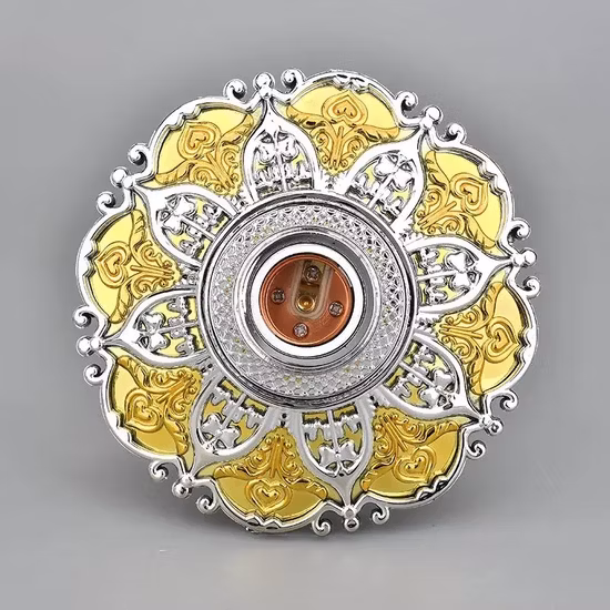 Suspensão decorativa pendurada pendente de teto com lâmpada Edison vintage e abajur de metal (8909-6)